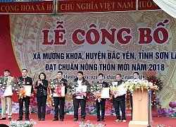 Sơn La: Công bố xã anh hùng đạt chuẩn nông thôn mới