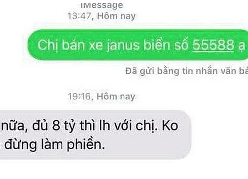 Xe máy giá 30 triệu nhưng biển đại phát tài được chủ xe chốt 'đủ 8 tỷ thì liên hệ'