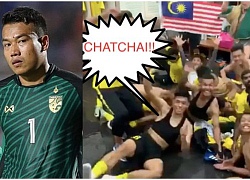 Ăn mừng chiến thắng, cầu thủ Malaysia mỉa mai thủ thành Thái Lan