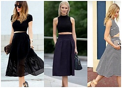 Bạn đã biết cách phối đồ cùng chân váy midi thật fashion?