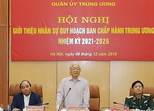 Giới thiệu nhân sự cán bộ quân đội quy hoạch Ban Chấp hành Trung ương nhiệm kỳ 2021-2026