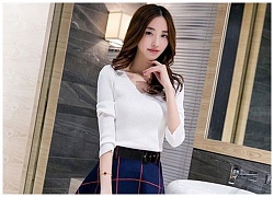 Gợi ý cách mix đồ với áo pull cổ chữ V siêu ấn tượng