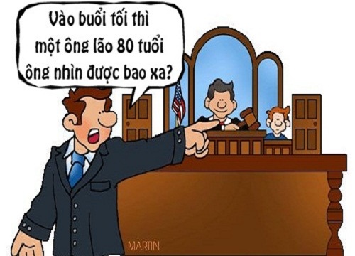 Sáng cười: Thị lực siêu đẳng của nhân chứng khiến luật sư choáng váng