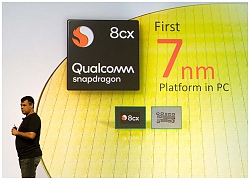 Snapdragon 8cx dành cho laptop: mạnh như chip Intel 15W, pin nhiều ngày, không cần quạt tản nhiệt