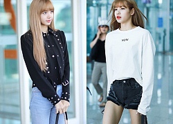 Thời trang sân bay sao Hàn: Lisa (Black Pink) thần thái mỗi lần xuất hiện