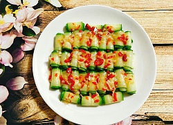 Tối nay ăn gì: Salad dưa chuột chua cay chống ngán hiệu quả