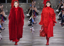 Valentino Pre-Fall 2019: Ý niệm Wabi-Sabi nở rộ với hồng đỏ