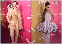 Ariana Grande xinh đẹp bên cạnh Dua Lipa trên thảm đỏ sau hậu chia tay bạn trai