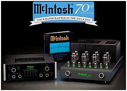 McIntosh MC2152/C70 &#8211; bộ amplifier và preamplifier kỷ niệm 70 năm thành lập hãng