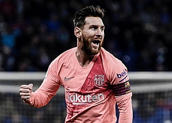 Messi lập cú đúp, Barcelona thắng dễ tại derby Catalan