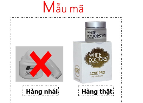 Phân biệt mỹ phẩm White Doctors thật giả