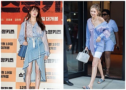 Quả là Gigi Hadid, diện áo "luộm thuộm" như Lee Sung Kyung mà trông khác biệt hoàn toàn