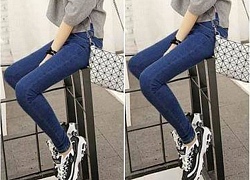 Quần jeans nữ lưng cao hàn quốc đẹp nhất cho bạn gái phối đồ ra phố