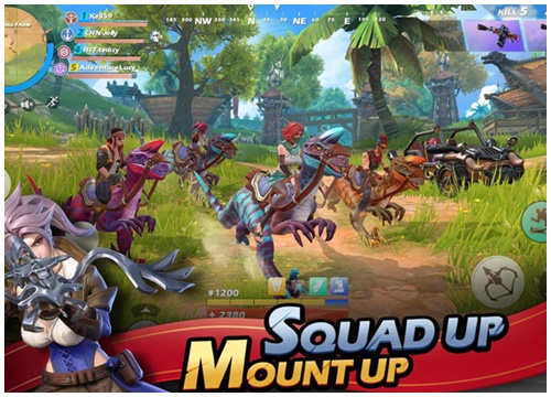 Ride Out Heroes: Game Battle Royale sở hữu cơ chế biến hóa nhân vật thành... khủng long