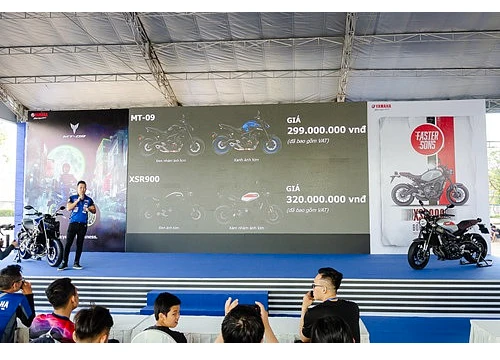 Yamaha MT-09 bán chính hãng tại VN có giá cao hơn các nước Đông Nam Á