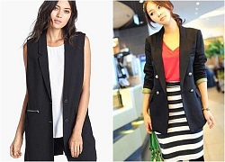 Áo khoác blazer nữ đẹp màu đen quý phái ngắm mãi không chán đông