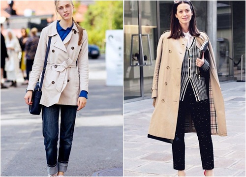 Áo khoác nữ trench coat đẹp cá tính phong cách châu Âu