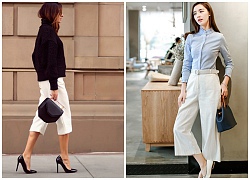 Culottes là gì? Nên phối với áo và giày với quần ống rộng như thế nào