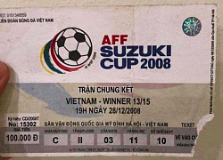 Đây là chiếc vé đưa người hâm mộ trở về ký ức Việt Nam vô địch AFF Cup 10 năm trước