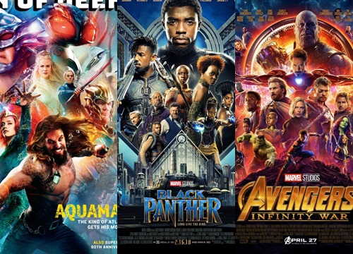 Doanh thu phòng vé Bắc Mỹ kỳ vọng đạt 12 tỷ USD tổng kết 2018, Disney và Marvel chiếm trọn top đầu