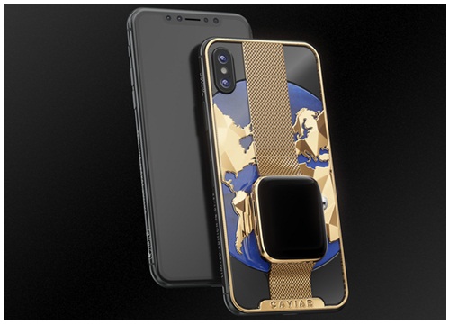 Dung hợp iPhone Xs Max và Apple Watch mạ vàng 24K, thiết bị cầm tay sang chảnh này có giá nửa tỷ đồng