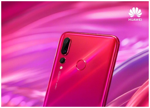 Huawei Nova 4 bản màu đỏ lộ diện, xác nhận camera sau 48MP