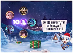 Liên Quân Mobile: Garena tặng cả server 5 tướng vĩnh viễn nhân dịp Giáng Sinh