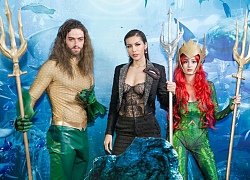 Minh Tú 'đốt mắt' bởi áo ren xuyên thấu kết hợp với phong cách menswear tại họp báo phim 'Aquaman'