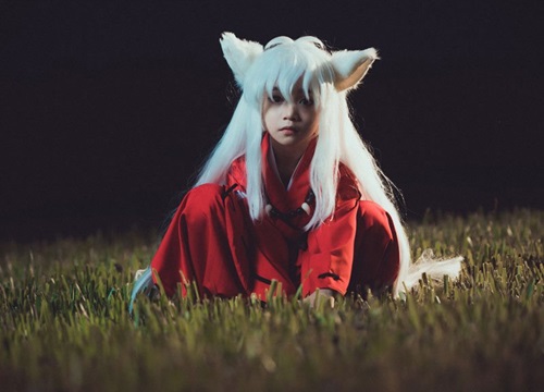 Nhóc tỳ Hà Thành- Cao Hữu Nhật cosplay InuYasha siêu đáng yêu