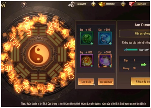 Ơn giời! Võ Thần Vô Song đã Update giao đấu liên server rồi, thêm cả Bát Quái Trận Đồ "hack não"