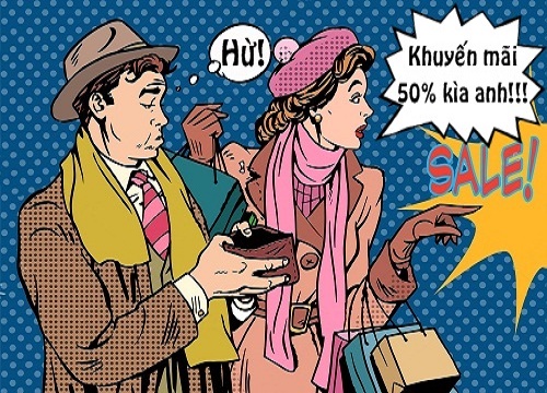 Sáng cười: Lý luận của cô vợ mê shopping