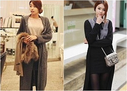 Vô số kiểu áo khoác cardigan nữ dáng dài đẹp cực lôi cuốn đông