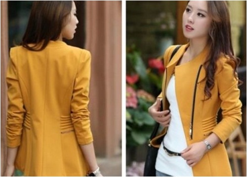 3 kiểu áo khoác blazer nữ đẹp form dáng Hàn Quốc đông