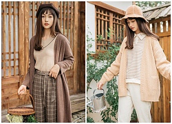 Áo cardigan đón gió đông nồng nàn ấm áp