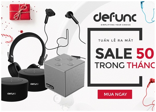 Defunc - Thương hiệu âm thanh đến từ Thụy Điển - Ra mắt dịp giáng sinh này