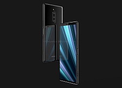 Mặt trước của Sony Xperia XZ4 lộ diện qua tấm kính bảo vệ với màn hình 21:9 độc đáo