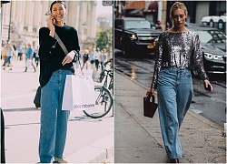 Quên kiểu quần jeans bó giò đi, đây mới là mốt jeans thống trị 2019