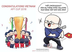 "Rụng tim" trước loạt chibi cực yêu về ĐT Việt Nam