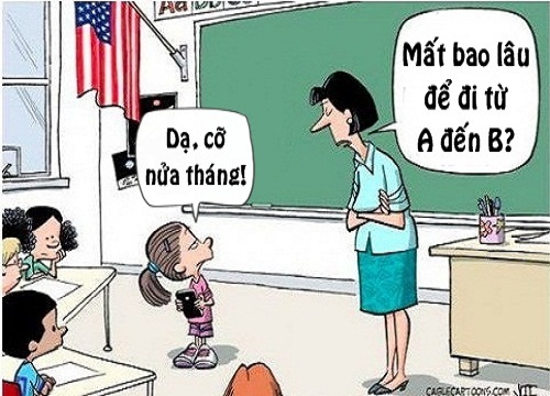 Sáng cười: Cô giáo choáng váng trước tài tính toán của học trò