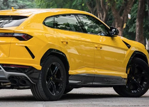 Cận cảnh Lamborghini Urus "vàng choé" giá 22 tỷ tại Hà Nội