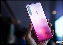 Galaxy A9 2018 với 4 camera khoe khả năng chụp đêm với smartphone 'lạ'