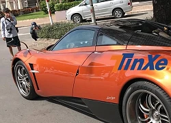 Minh "Nhựa" cầm lái Pagani Huayra lướt trên phố Sài thành như "vị thần gió"