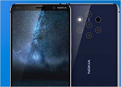 Ốp lưng của Nokia 9 PureView cho thấy máy sử dụng 5 camera