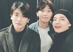 Park Seo Joon thân mật bên dàn trai đẹp Park Hyung Sik, BTS V khiến fan phấn khích