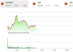 Phiên sáng 18/12: Hàng trăm mã giảm, VN-Index tiếp tục lùi sâu