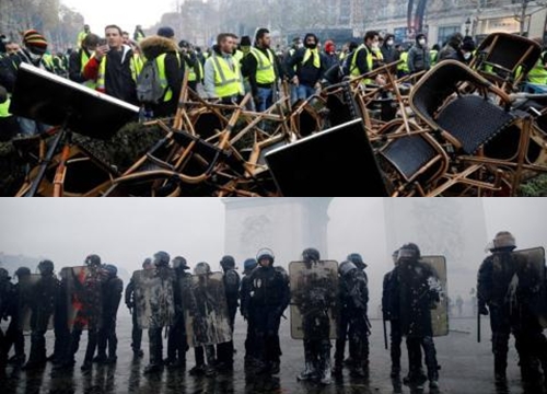 'Áo vàng' phủ bóng Paris: Đâu là nút thắt của ông Macron?