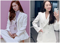 Chỉ là blazer trắng mà có cả chục cách mix khác biệt, Jessica Jung quả xứng danh "cao thủ mặc đẹp"