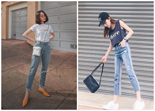 Những chiếc quần Jeans kéo dài chân dành cho những cô nàng chân ngắn