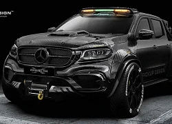 "Quái vật" bán tải 6 bánh "gột" từ Mercedes X-Class