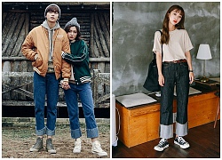 Quần jeans ống rộng gập gấu: lựa chọn sáng tạo không thể tuyệt vời hơn